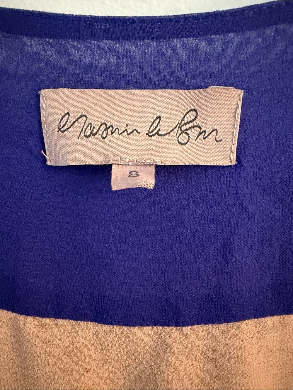 Yasmin LeBon 100% Silk Maxi Dress with Puff Sleeve Tie Waist Size 6 (UK 8) - Picture 5 of 13